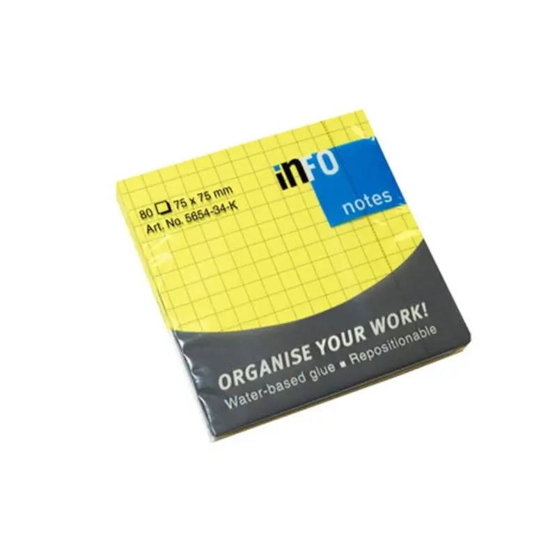 あい NoTax 19個 Nota Adhesiva Infonote 3X3 Amarillo Neon 12 Piezas 5654-34 – Acosa