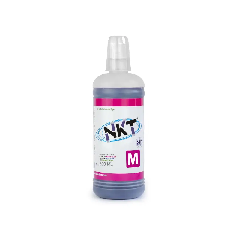 Tinta Nkt Dye 500ml Magenta Para Canon/Hp/Lexmark – Acosa Guatemala
