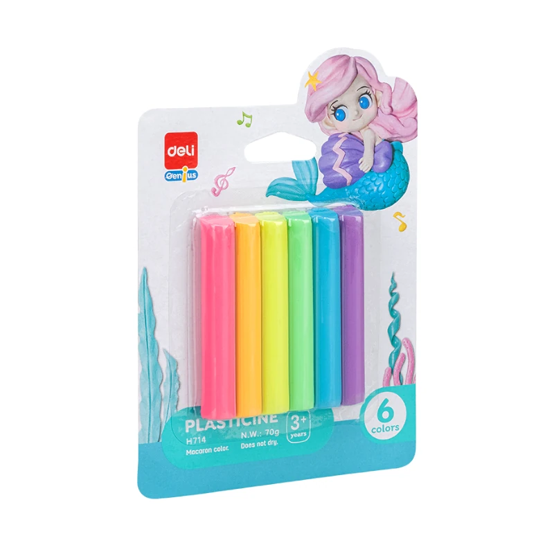 KEYROAD Plastilina de plastilina pastel, 6 unidades de 30 gramos, para niños, mezcla de colores, ideal para su uso en escuelas, guarderías y salas de arte, seguro para niños, no tóxico KEYROAD Plastilina de plastilina pastel, 6 unidades de 30 gramos, para niños, mezcla de colores, ideal para su uso en escuelas, guarderías y salas de arte, seguro para niños, no tóxico